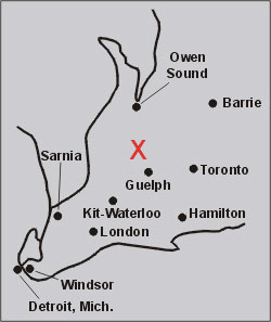 Map of STARFEST location